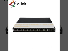 Commutateur Gigabit Ethernet L3 administré 48 ports 10/100/1000BASE-T + 4 ports 10G SFP+
