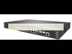Commutateur géré par 24 ports 10/100/1000T 802.3at PoE + 4 ports 10G SFP+ L3