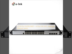 L3 24 ports 10/100/1000T + 4 ports 10G SFP+ Commutateur Ethernet géré
