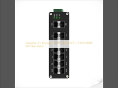 Commutateur de fibre optique à 12 ports géré industriel L2+ 1000X SFP + 2 ports 1000X SFP