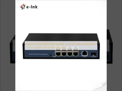 Commutateur Ethernet 8 ports 10/100/1000T 802.3at PoE + 1 port Uplink + 1 port Gigabit SFP