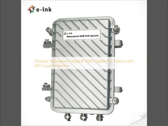 Injecteur industriel imperméable extérieur de PoE du gigabit 95W avec la protection de la montée subite 6KV