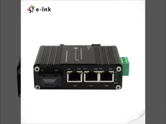 Mini Switch Ethernet Industriel 3 ports 10/100/1000T PoE 802.3at + 1 port 1000X SC avec entrée 12~48VDC
