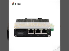 Commutateur Ethernet mini industriel à 3 ports 10/100/1000T 802.3at PoE + 1 port 1000X SC avec entrée 12 ~ 48VDC et amplificateur de tension