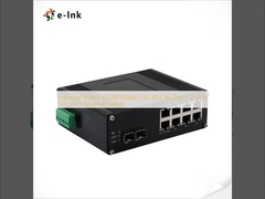 Commutateur Ethernet industriel 8 ports 10/100/1000M/2.5G 802.3bt PoE + 2 ports SFP+ 10G