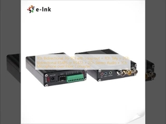 1Ch bidirectionnel 3G-SDI avec boucle de sortie + 1Ch Tally + 2Ch bidirectionnel RS485 ou RS422 + 2Ch Stereo Audio + 1Ch Microphone sur convertisseur de fibre