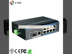 Commutateur rapide industriel d'Ethernet de PoE de 8 ports (250M)