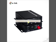 audio de 1Ch RCA au-dessus de convertisseur optique de fibre