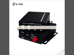 audio bidirectionnel de 1Ch RCA au-dessus de convertisseur optique de fibre