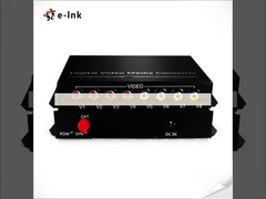 audio bidirectionnel de 4Ch RCA au-dessus de convertisseur optique de fibre