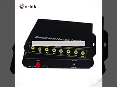 audio de 8Ch RCA au-dessus de convertisseur optique de fibre