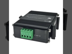 Convertisseur de médias PoE++ mini industriel 100BASE-FX à 10/100BASE-T 90W avec efficacité énergétique IEEE 802.3az