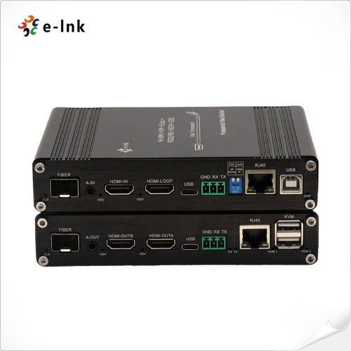 Latest company news about Redéfinir les limites visuelles | E-link China lance l'extenseur HDMI KVM fibre tout-en-un 4K 60Hz