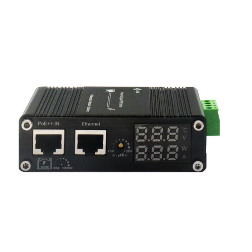 Latest company news about E-link LNK-INS901-LED Industrial 802.3bt PoE++ Splitter: alimentation des périphériques périphériques non PoE avec confiance