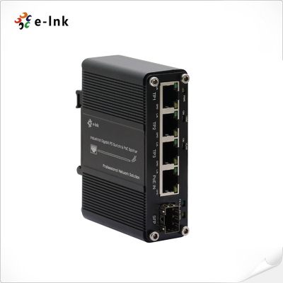 Commutateur mini Ethernet industriel 3 ports 10/100/1000T à 1 ports 100/1000X SFP PD avec fonction de séparateur PoE