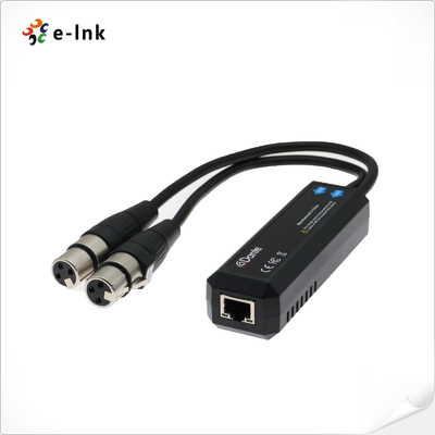 Dante 2Ch convertisseur de dongle d'entrée analogue