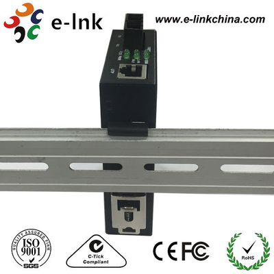 DIN-Rail 10/100/1000Base-TX à 1000Base-X Convertisseur de médias Ethernet