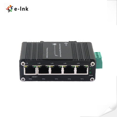 Commutateur Ethernet mini industriel géré à 5 ports Gigabit