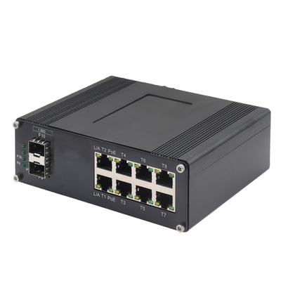Commutateur d'Ethernet de contrat de Mini Industrial 10-Port 10/100/1000T
