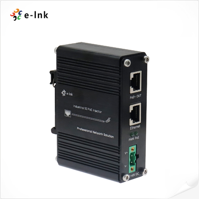 12 ~ 48 V d'entrée de puissance en courant continu Injecteur industriel 5G PoE+