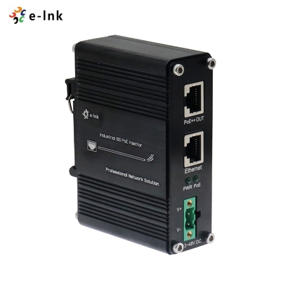 Injecteur de puissance de 12 à 48 V DC industriel 10G 60W PoE