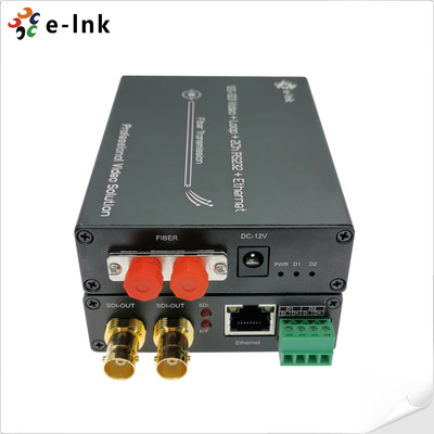 8Ch Gigabit PoE + 6Ch 3G-SDI vers l'avant + 2Ch 3G-SDI vers l'arrière