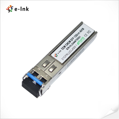 3G-SDI CWDM 1270~1610nm 40km Vidéo numérique émetteur-récepteur optique SFP (MSA)