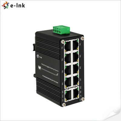 Mini Switch Ethernet Compact RJ45 10 ports 10/100/1000T industriel 12~48VDC