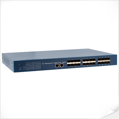 Commutateur fibre Gigabit 24SFP + 2xRJ45 de gestion