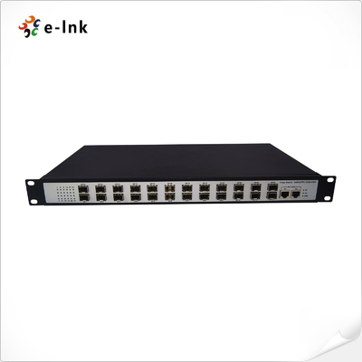 Switch 24 ports SFP 100Base-FX non administrable + 2 ports 10/100/1000-TX