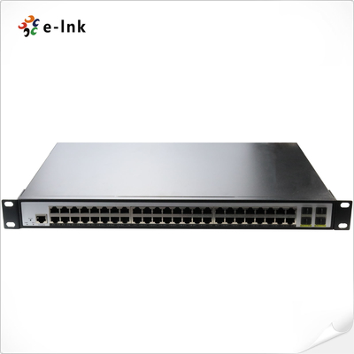 Commutateur administré L2+ 48 ports 10/100/1000T 802.3at PoE + 4 ports 100/1000X SFP