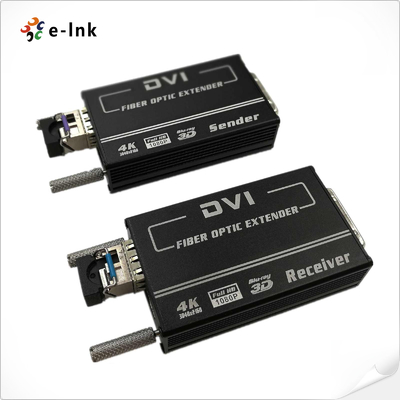 Mini 4KX2K DVI Transceiver à fibre SM10-80KM EDID manuel