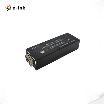 Mini palladium micro 10/100/1000BASE-T de 802.3at PoE+ au convertisseur de médias de 100/1000BASE-X SFP