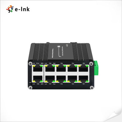 Mini commutateur industriel PoE 8 ports 10/100/1000T 802.3at PoE+ 2 ports 10/100/1000T