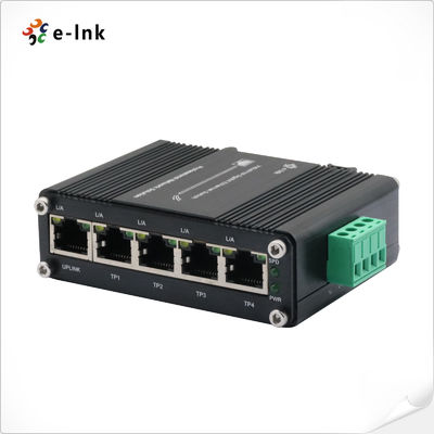 Commutateur Ethernet Gigabit 5 ports de qualité industrielle | Boîtier métallique | Plug & Play | pour bureaux, domiciles et systèmes de surveillance