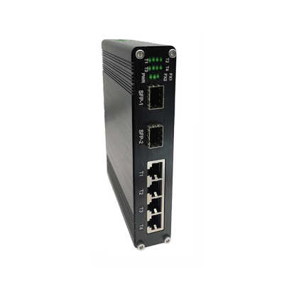 Commutateur Ethernet industriel à 4 ports 10/100/1000Base-T + à 2 ports 1000BASE-X
