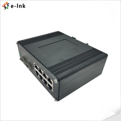Commutateur Ethernet industriel à 8 ports 10/100/1000T 802.3bt PoE + à 2 ports 100/1000BASE-X