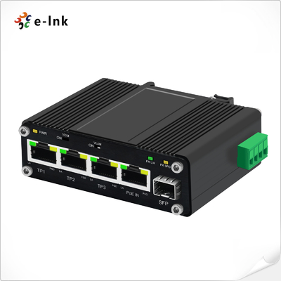 Mini Switch Industriel 3 ports 10/100/1000T + 1 port 100/1000X SFP PD avec fonction séparateur PoE