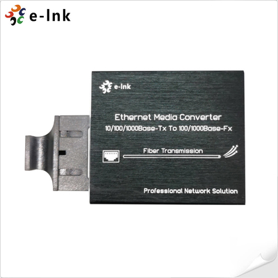 Convertisseur multimédia Ethernet de type micro 10/100/1000Base-Tx à 100/1000Base-Fx