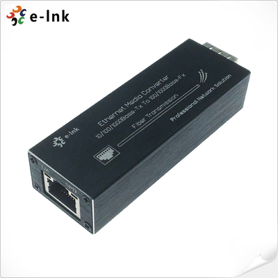 Mini 10/100/1000BASE-T micro au convertisseur de médias de 100/1000BASE-X SFP