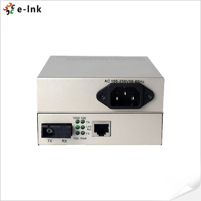 Convertisseur de média Fast Ethernet WDM 10/100M avec alimentation intégrée