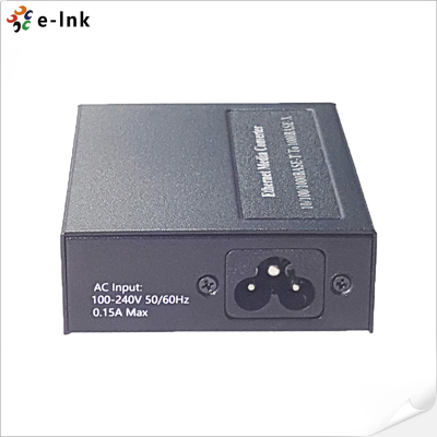 Convertisseur de média 2x10/100/1000BASE-T vers 1x100/1000BASE-X SFP avec alimentation intégrée