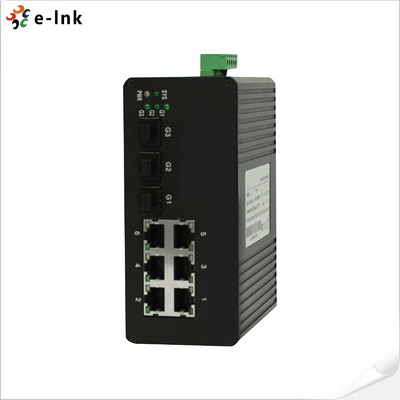 6 commutateurs Ethernet industriels gérés par port avec 3 ports SFP 1000Base-X et 6 ports 10/100Base-T (((X)