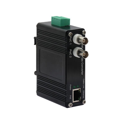 DIN-Rail Industrial 10/100Base-TX Ethernet sur le prolongateur coaxial