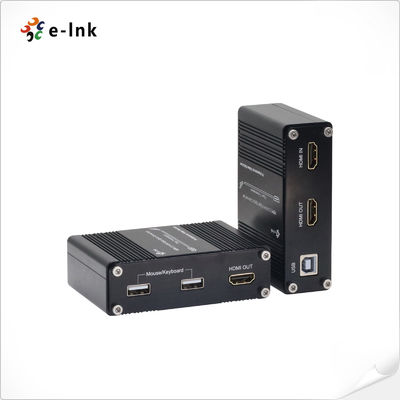 Mini 4K/60Hz HDMI 2.0 KVM USB sur le prolongateur à fibre optique