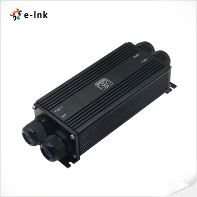 Extenseur industriel Gigabit PoE imperméable à l'eau IP67 (1 x entrée 3 x sortie)