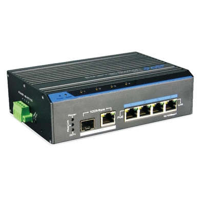 Commutateur Ethernet rapide industriel à 4 ports PoE