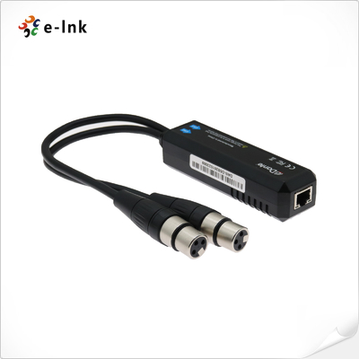 Dante 2Ch convertisseur de dongle d'entrée analogue
