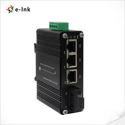 Commutateur mini industriel à 3 ports 10/100/1000T + à 1 port 1000X SC Gigabit Ethernet