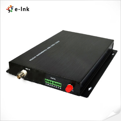 Transmetteur/récepteur à fibre optique unidirectionnelle SD-SDI/ASI